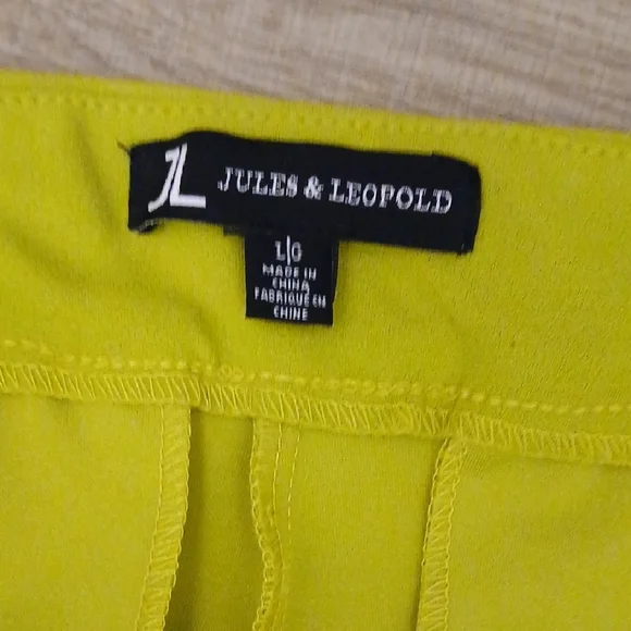 Jules & Leopold Vibrant Yellow Trousers - Picture 2 of 3